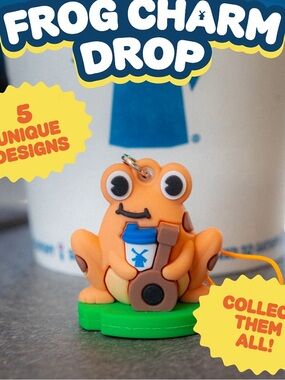 Gone Pickin Dutch Bros Frog Charm